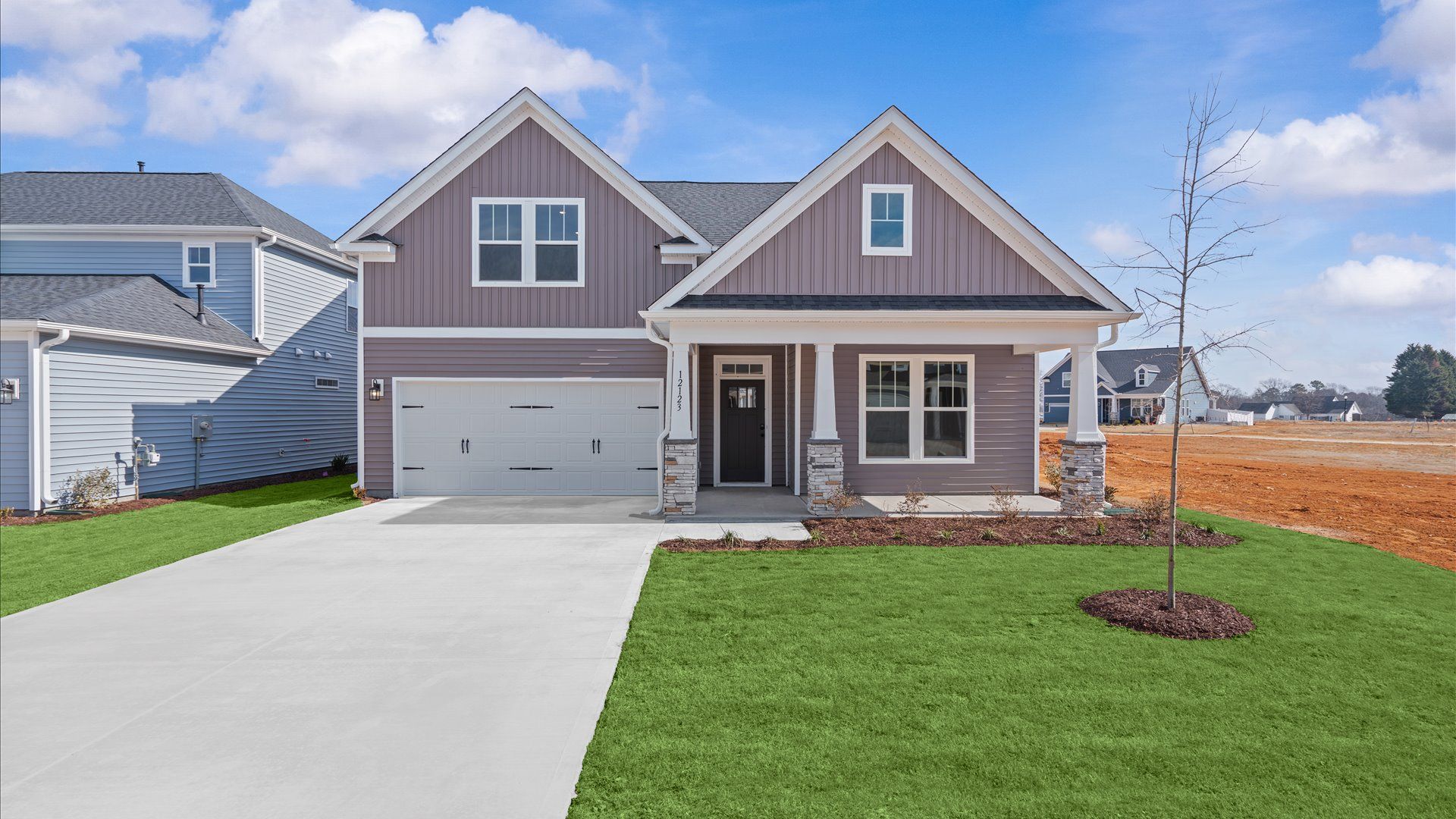 Superior exterior design with modern details and established charm:First-rate curb appeal with clean lines and a welcoming front entry
