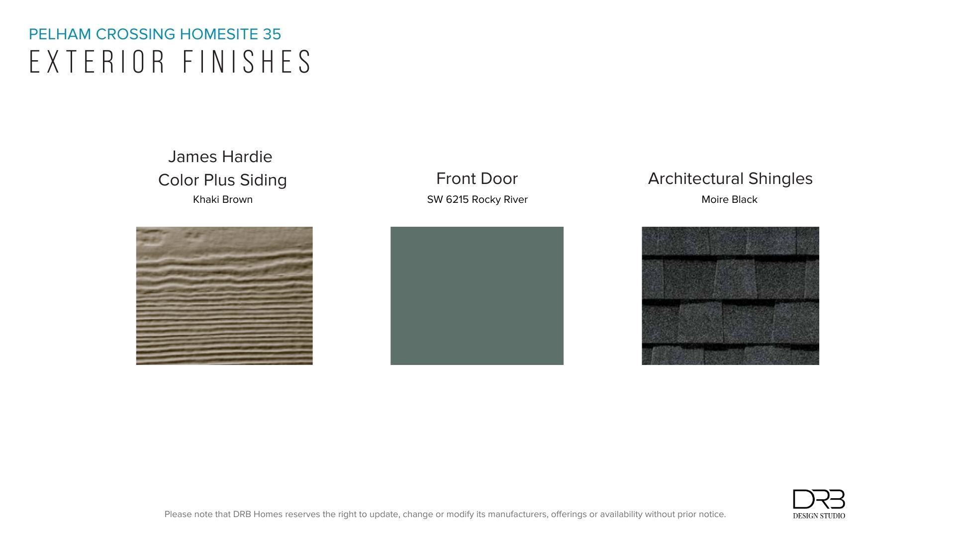 Design Studio Selections