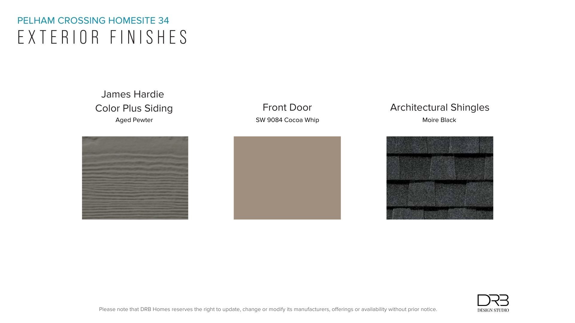 Design Studio Selections