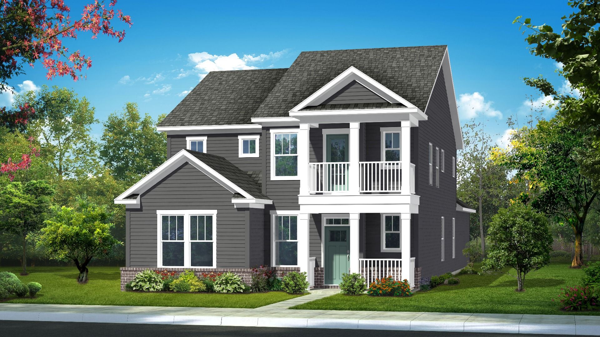 Raymore Elevation 2:Elevation 2 of The Raymore Design by DRB Homes
