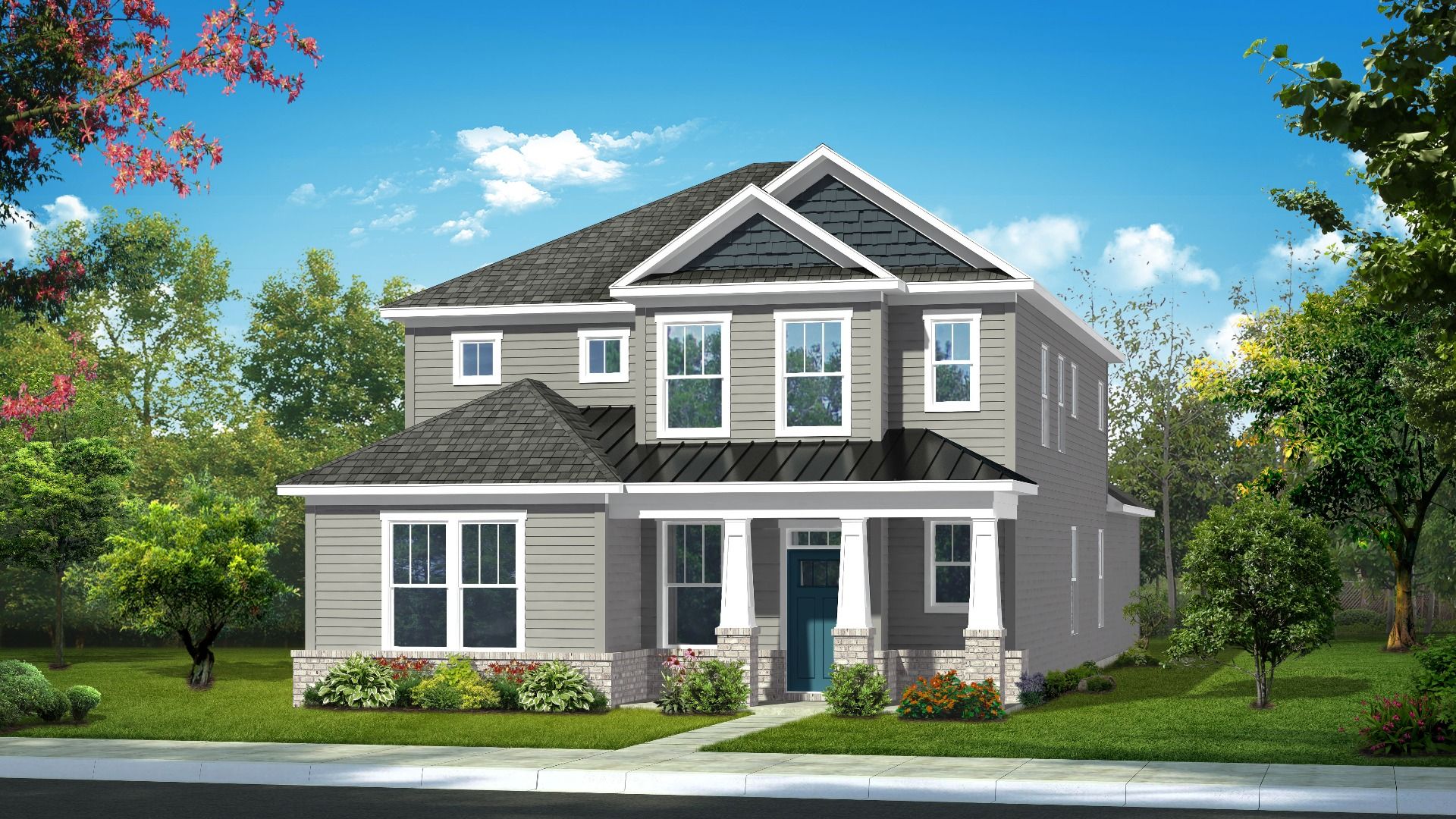 Raymore Elevation 9:Elevation 9 of The Raymore Design by DRB Homes