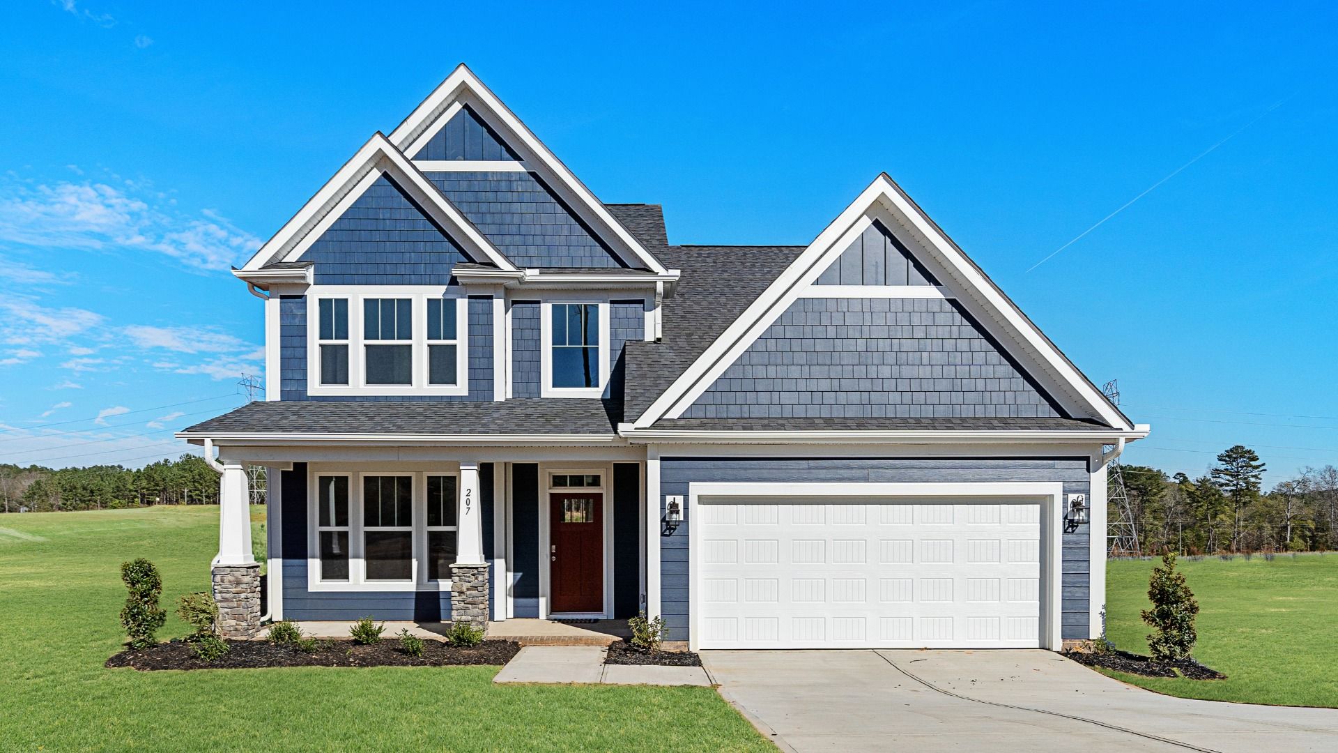 Middleotn elevation 5:Elevation 5 of The Middleton Design by DRB Homes