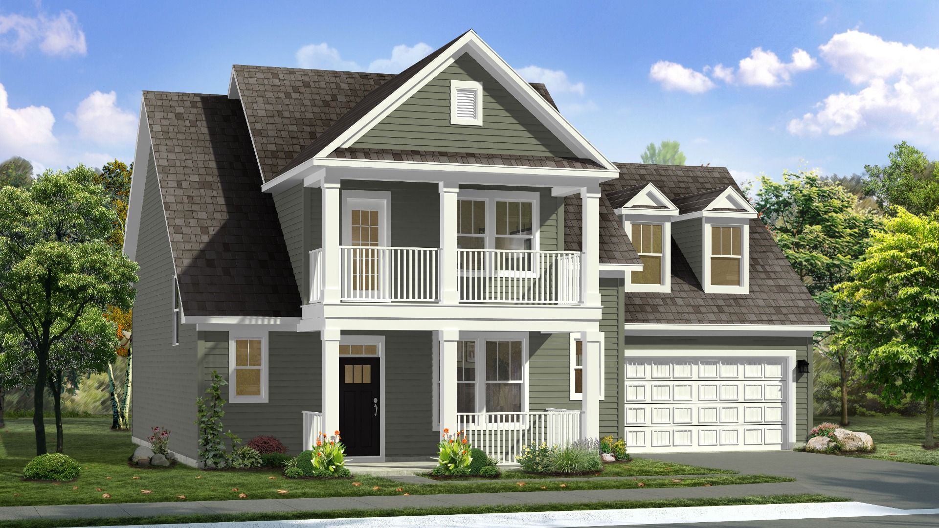 Elevation 7 of The Sutherland Design:Elevation 7 of The Sutherland Design by DRB Homes