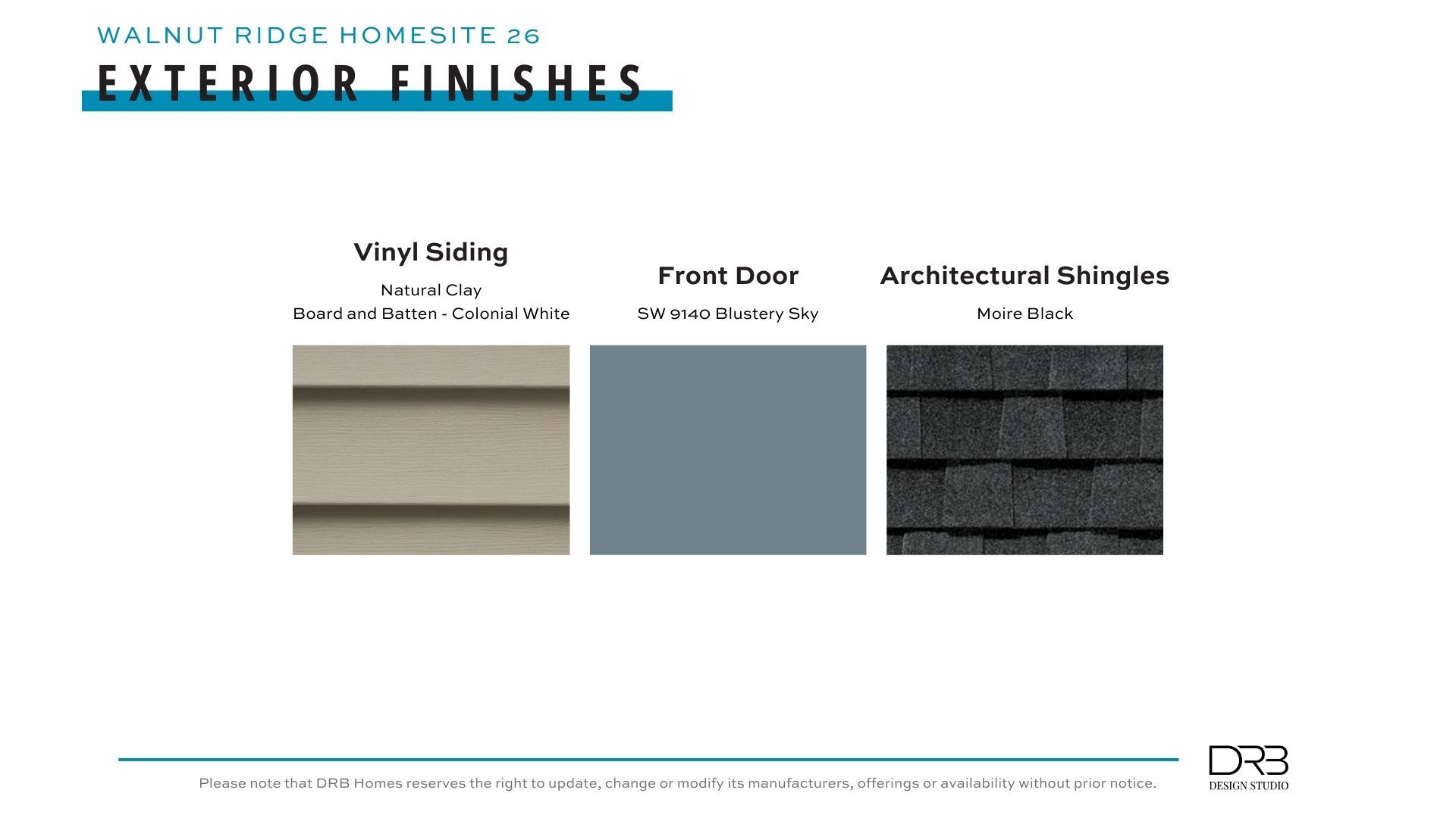 Design Studio Selections
