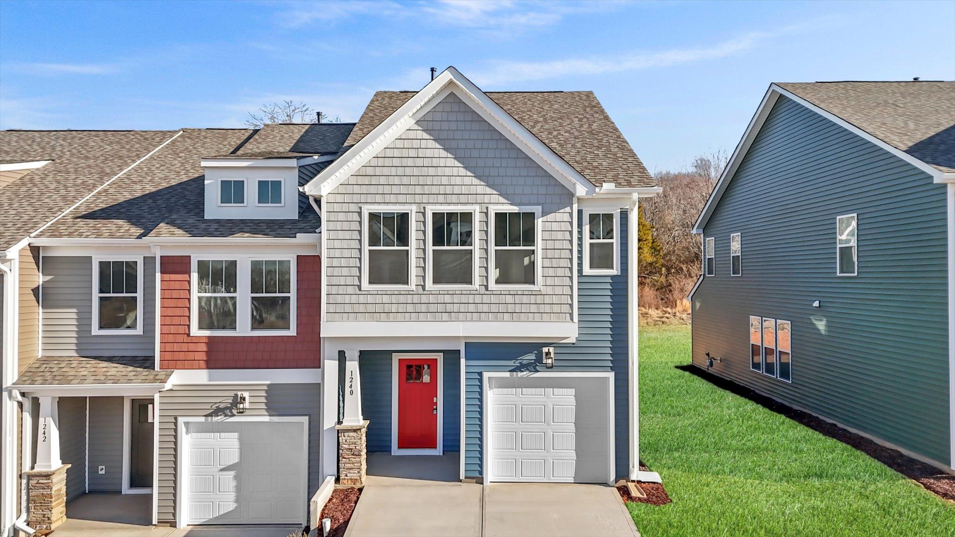 Litchfield Front Exterior:Front Exterior of The Litchfield Design by DRB Homes
