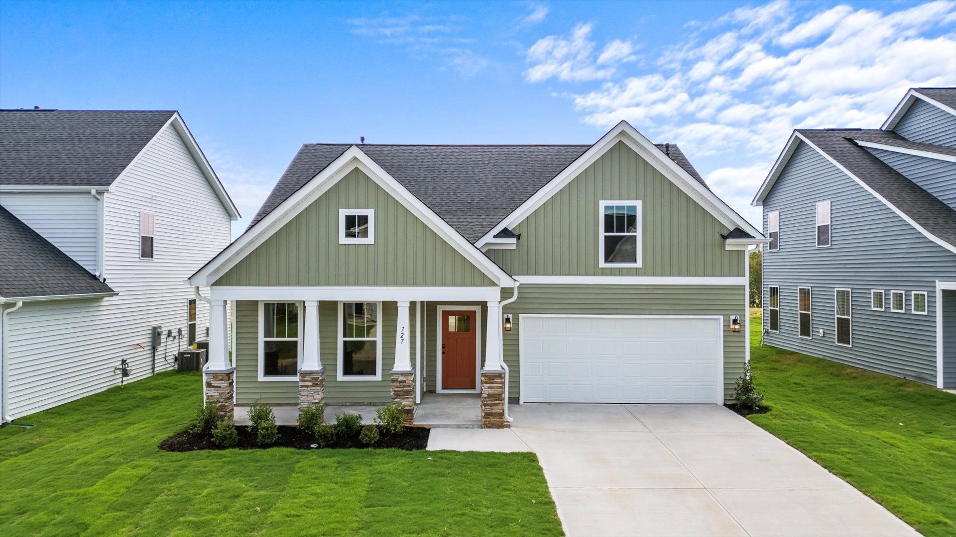 Parker Elevation 7:Elevation 7 of The Parker Design by DRB Homes