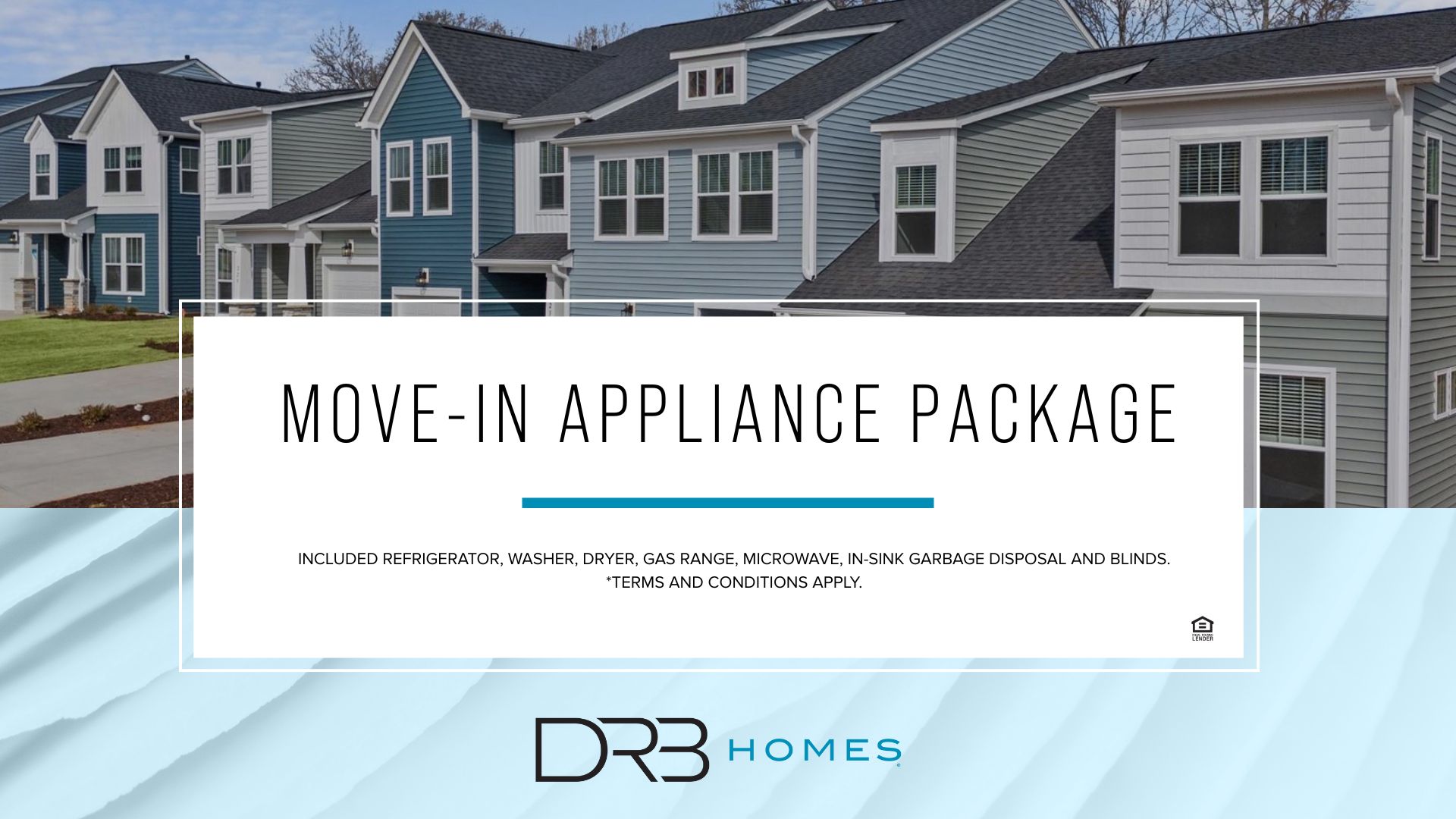 MOVE-IN APPLIANCE PACKAGE