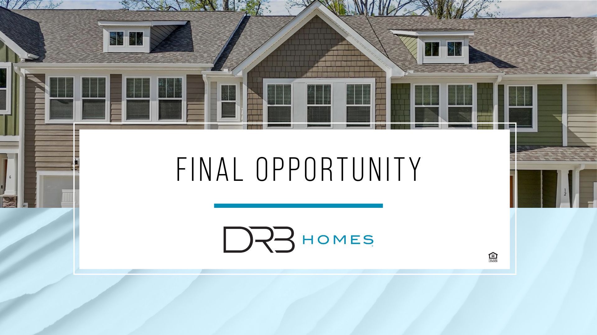 FINAL OPPORTUNITY