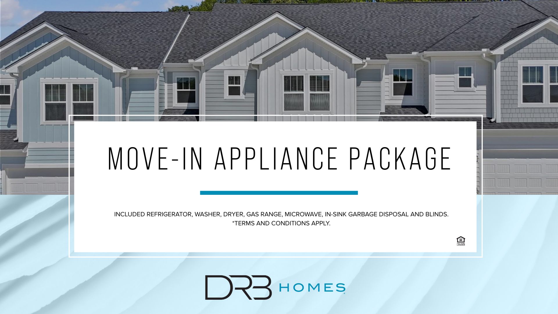 MOVE-IN APPLIANCE PACKAGE
