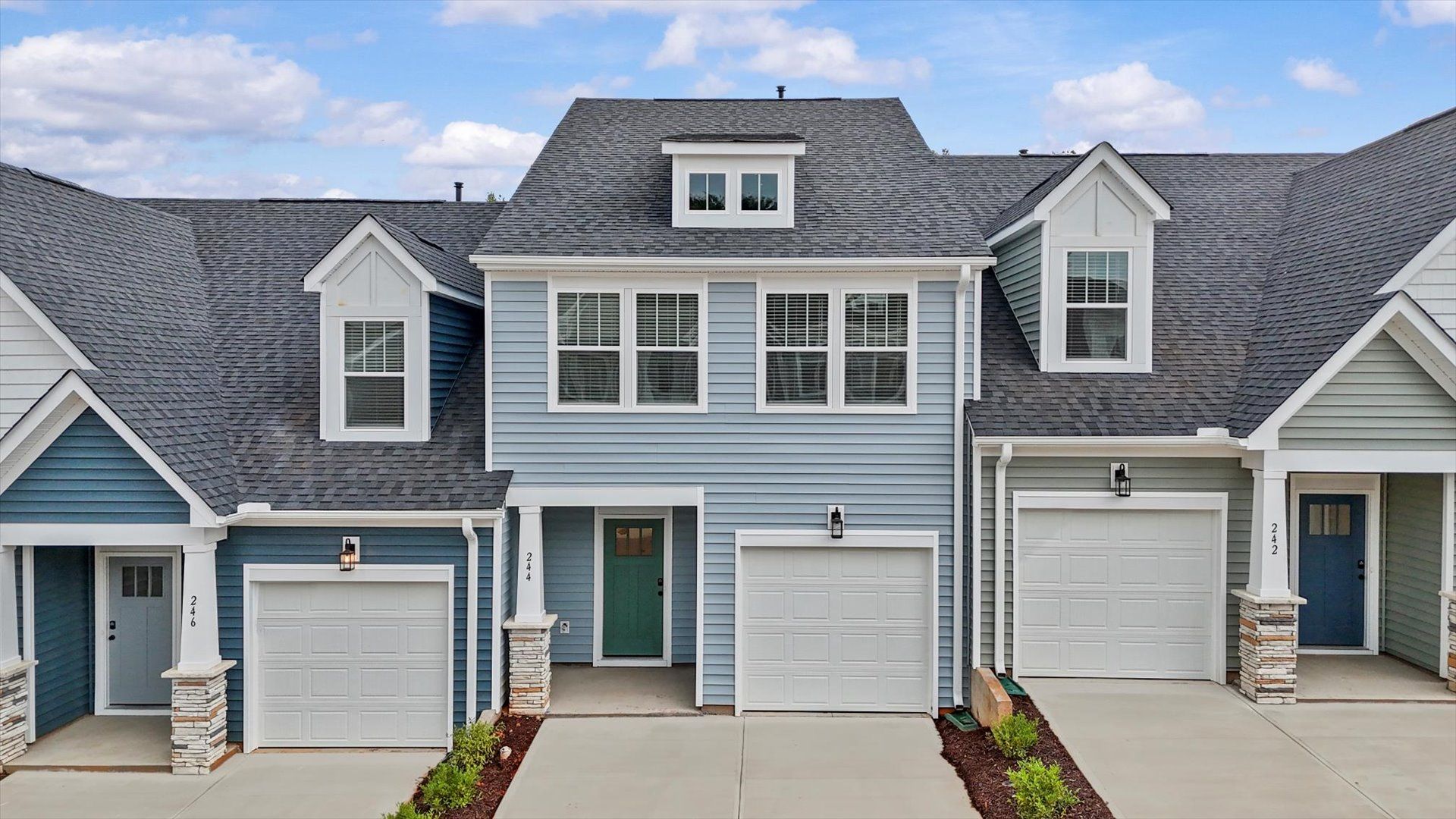 Functional design and eye-catching details in this accomplished townhome at Aspen Ridge:Desirable location and established charm in this superior two-story townhome community