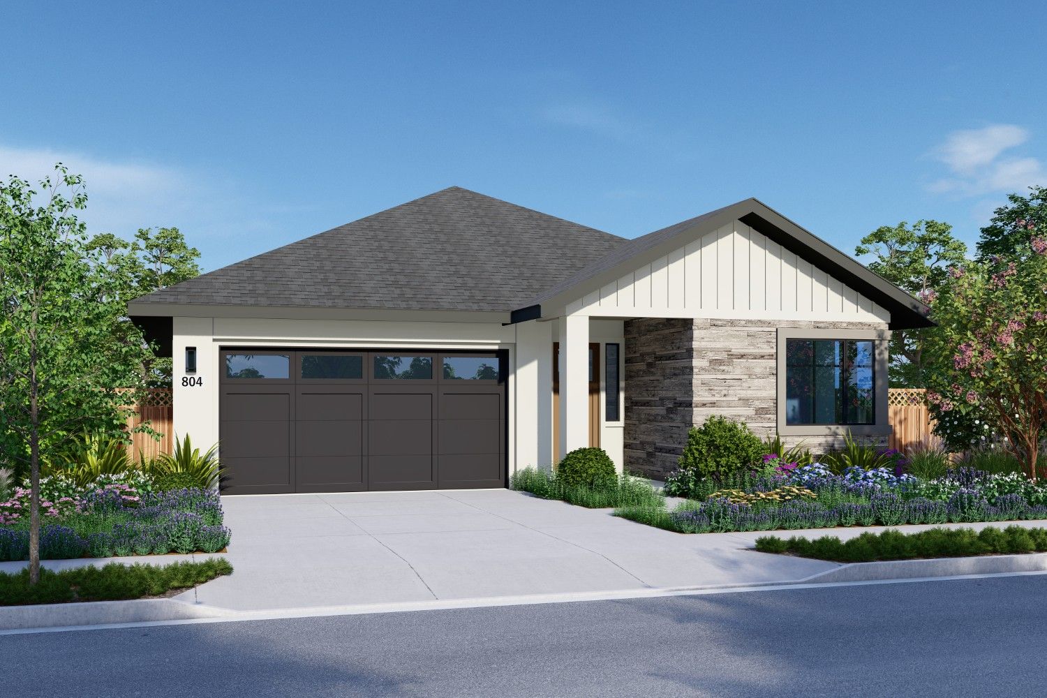 Elevation A:Residence 1