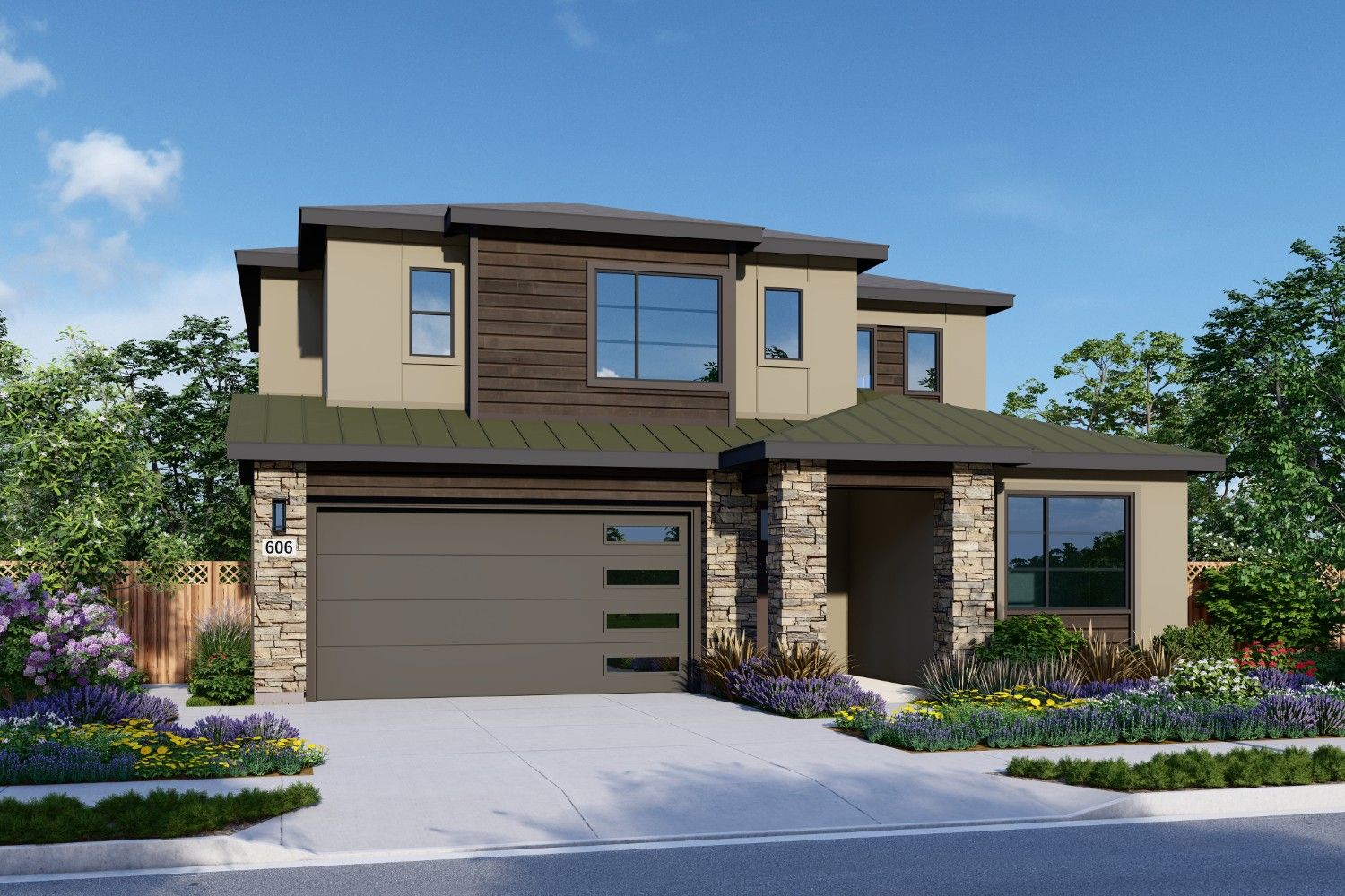 Elevation C:Residence 4
