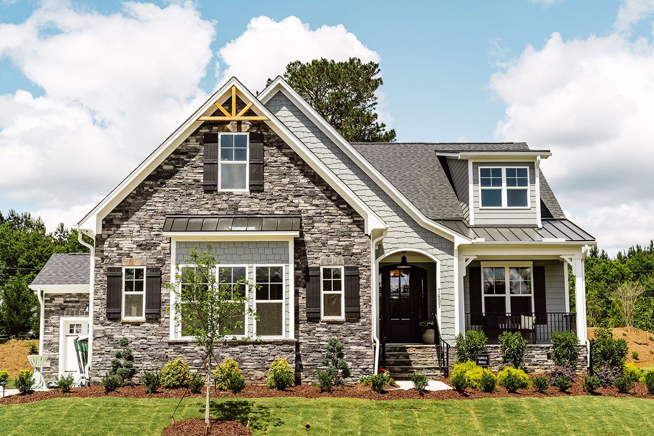 Davidson Homes Model Home in Hasentree in Wake Forest, NC