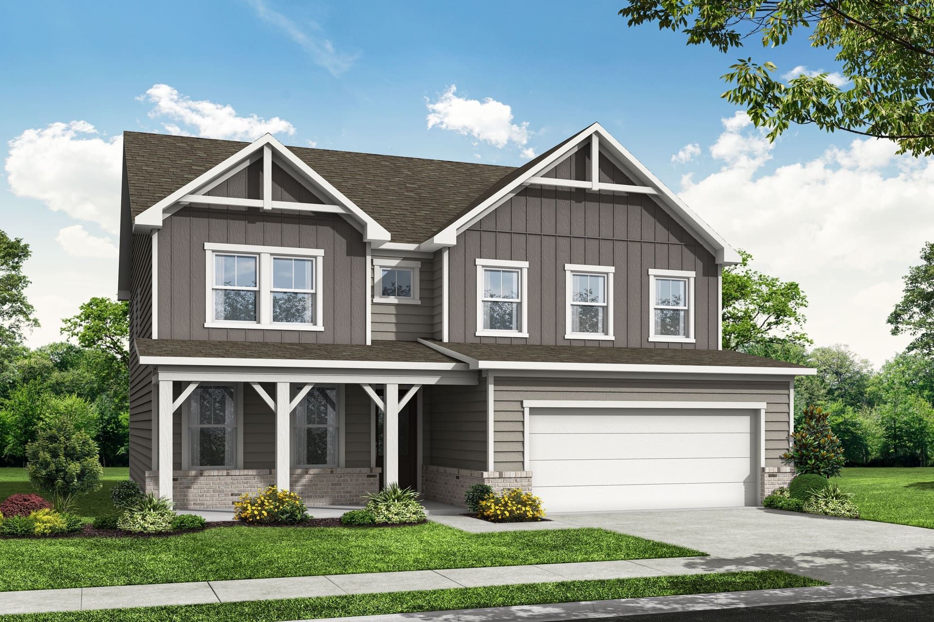 The Willow B At Shallowford Plan At The Village At Shallowford In Marietta, GA By Davidson Homes LLC