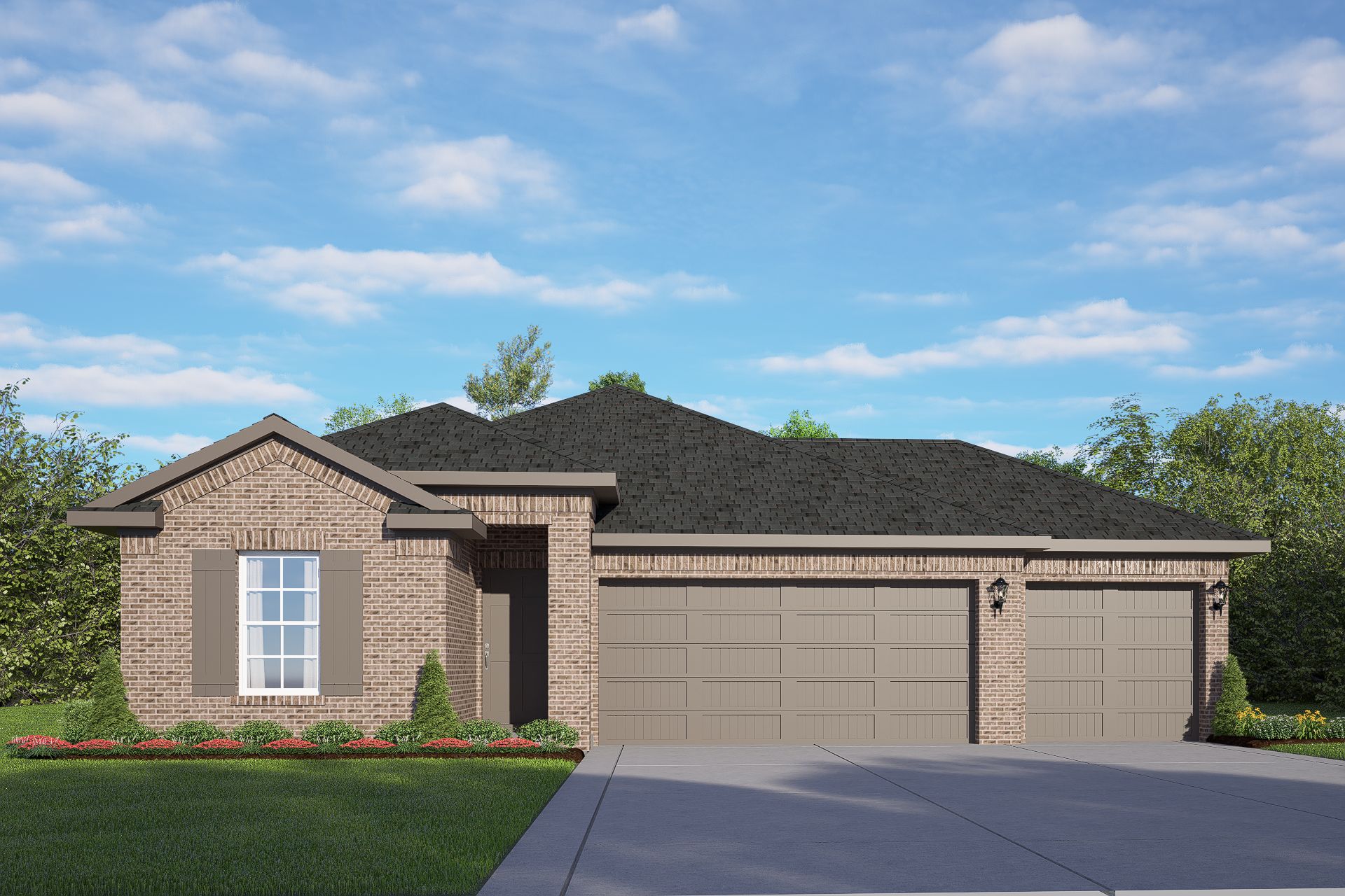 The Laguna A with 3-Car Garage:Build The Laguna A with 3-Car Garage - now starting at $294,990