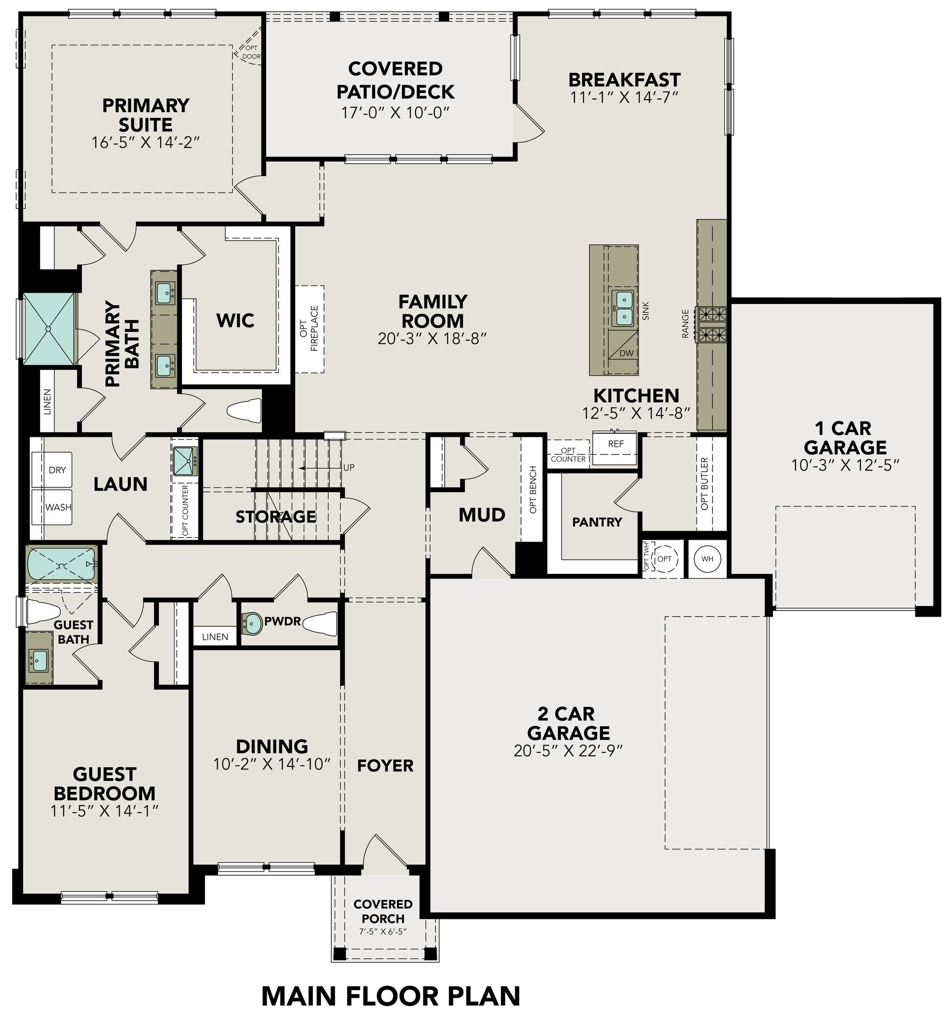 Plano de Planta:Main Floor Plan