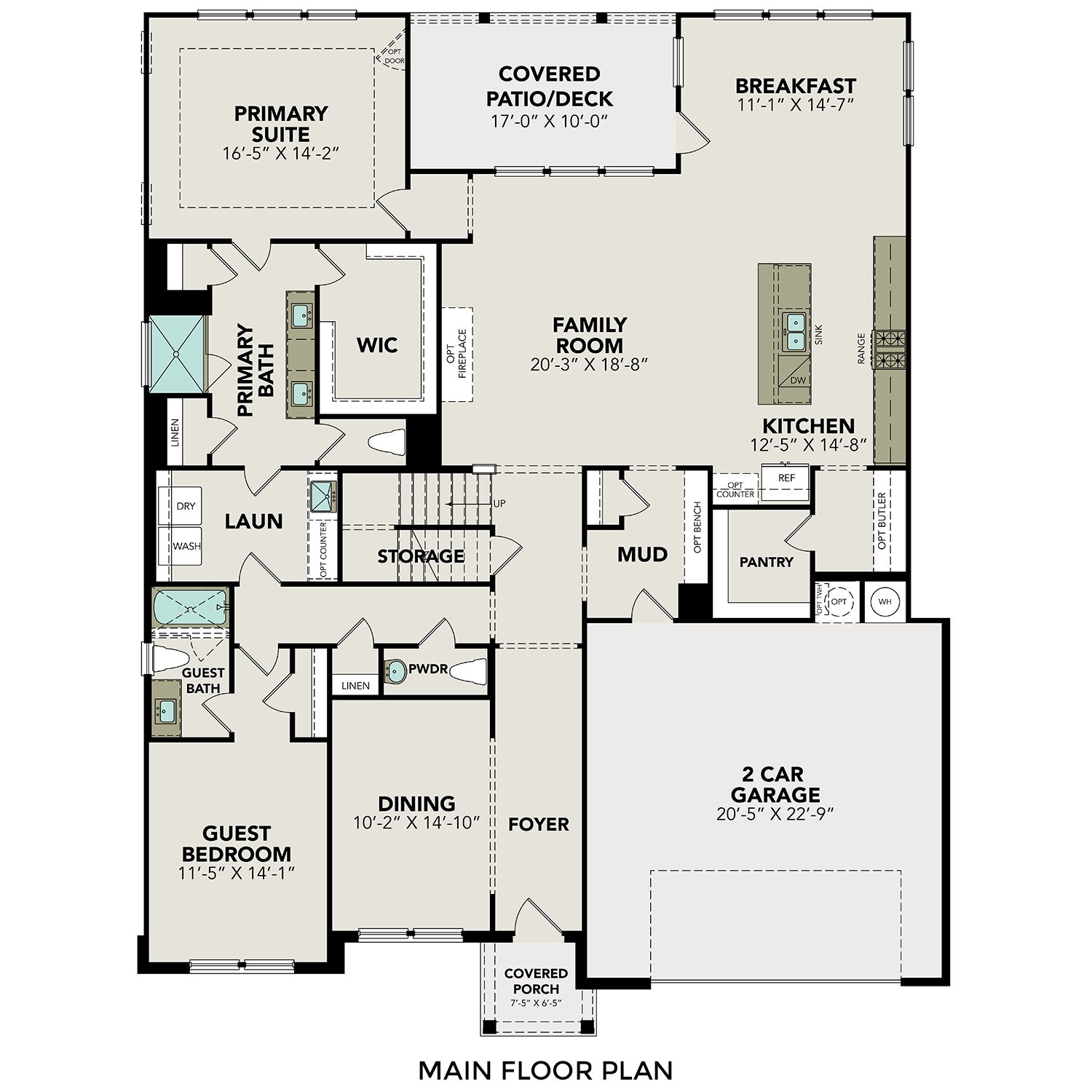 Plano de Planta:Main Floor Plan