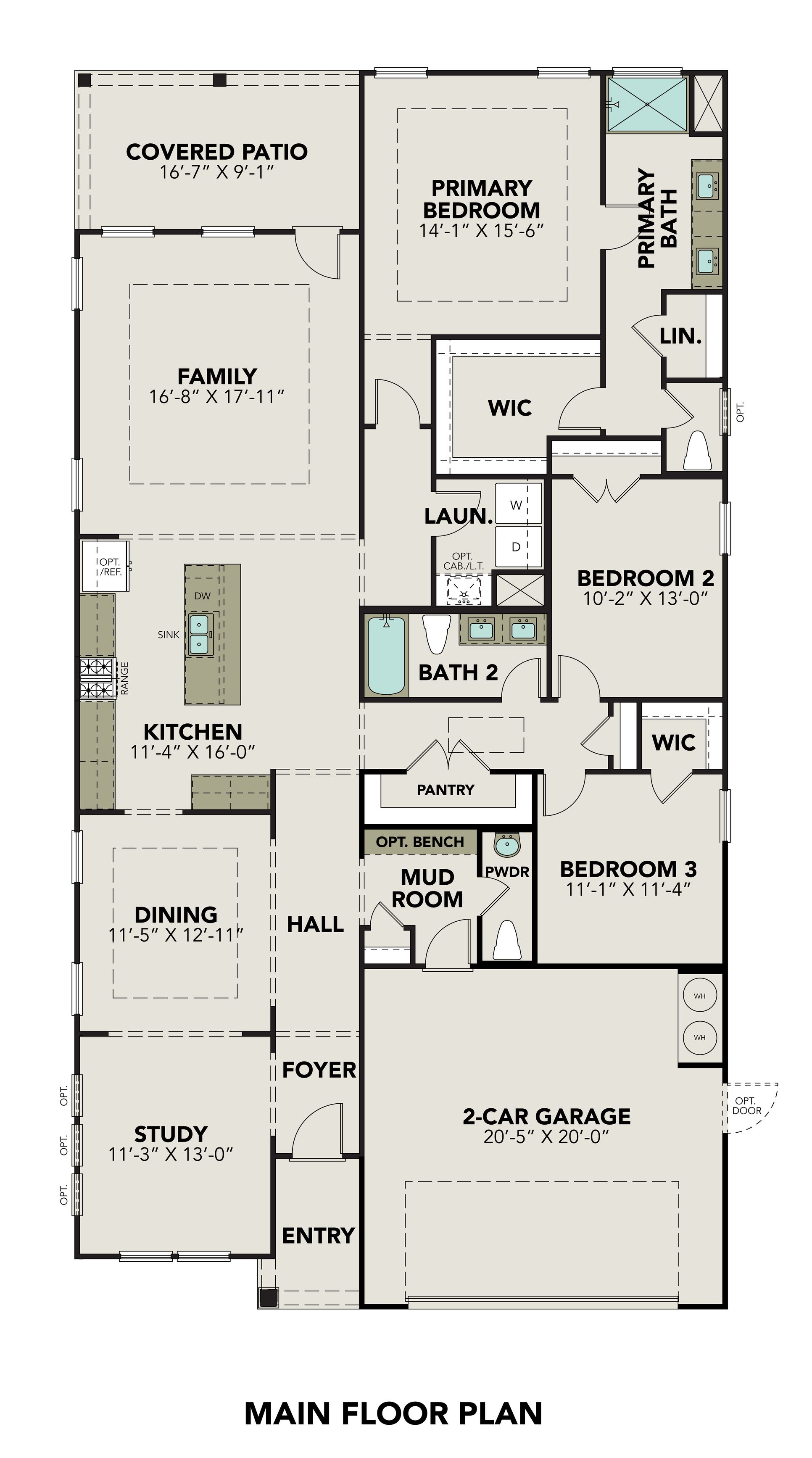 Plano de Planta:Main Floor Plan