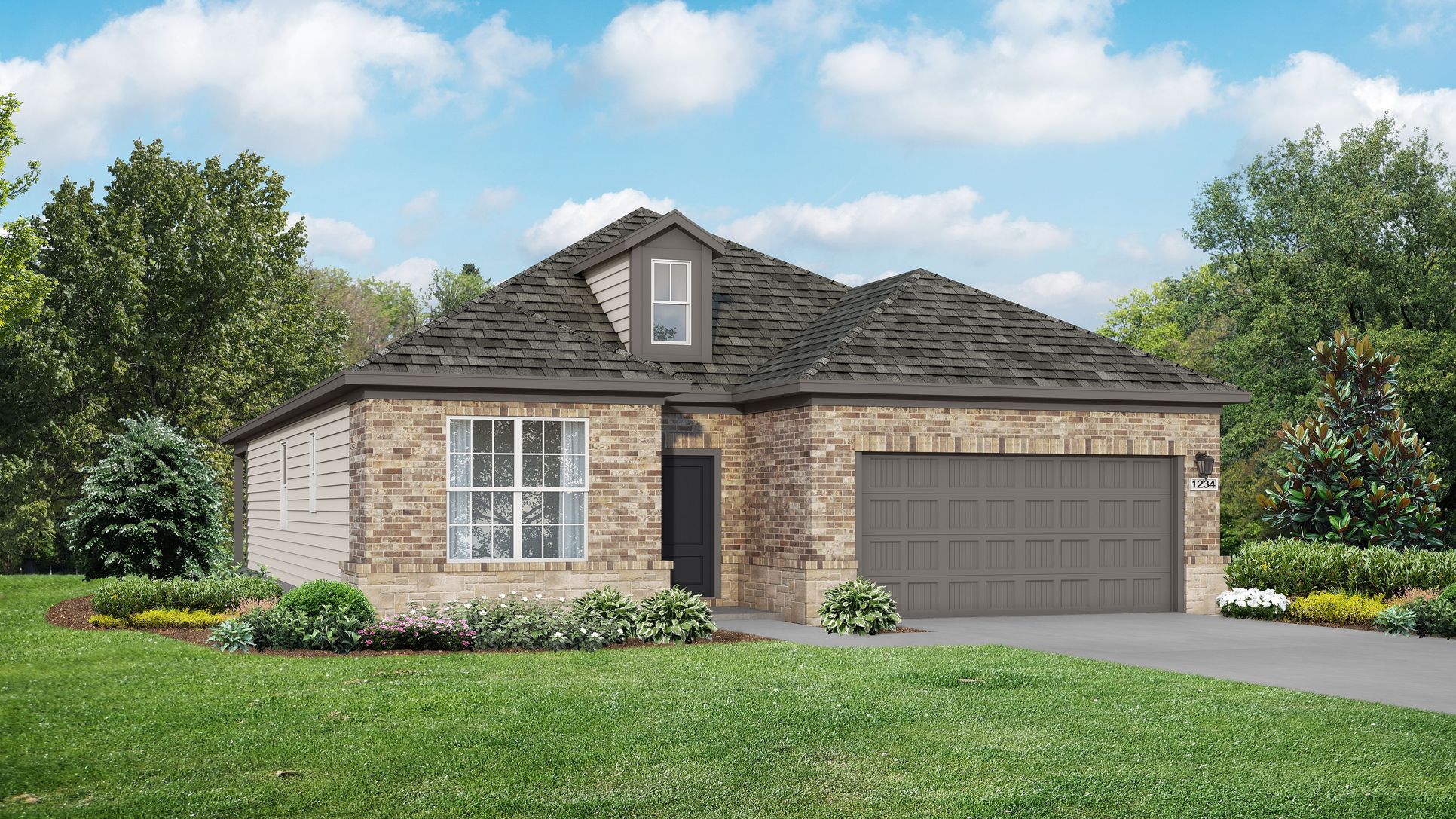 The Everett C, 3-Car Garage:Build The Everett C, 3-Car Garage - now starting at $334,990