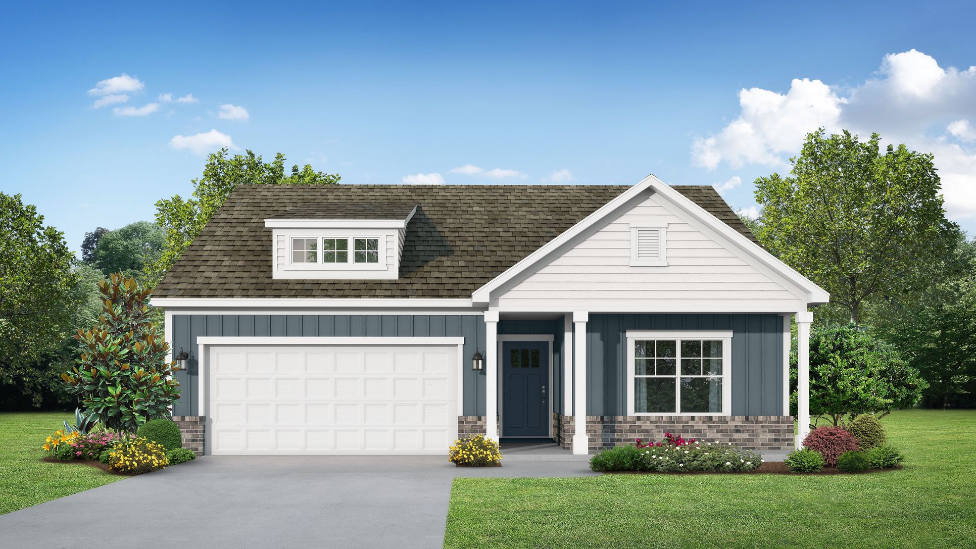 The Franklin E Elevation with Hardie:The Franklin E Elevation with Hardie