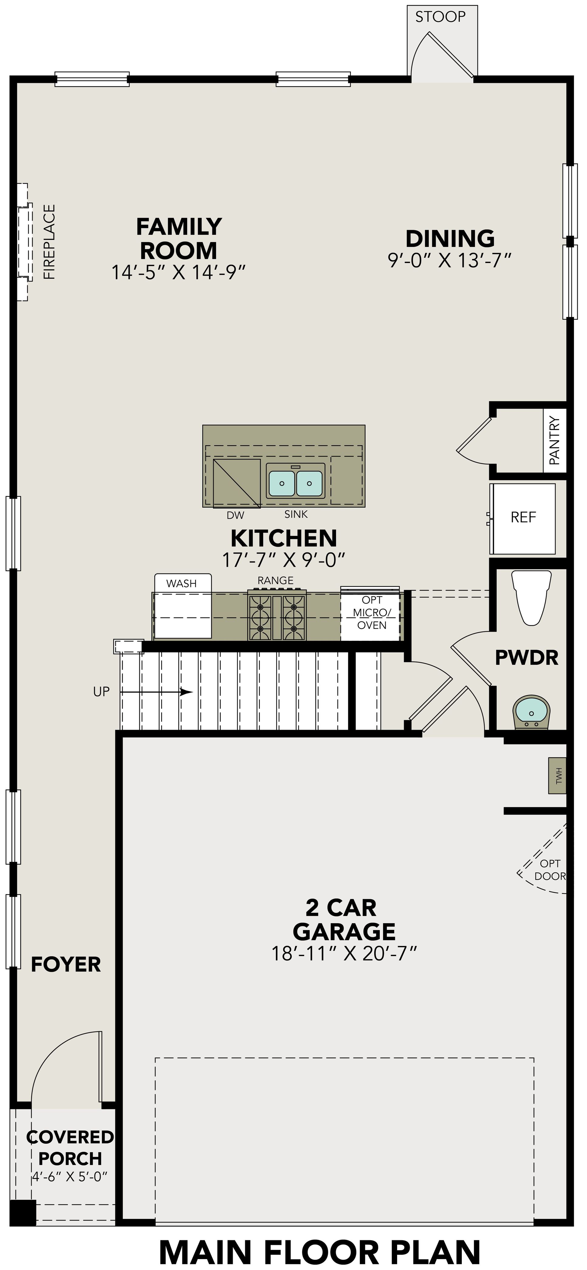 Plano de Planta:Main Floor Plan
