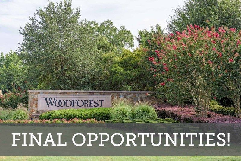 Woodforest - Kingsley Square 50' Homesites - Final Opportunities