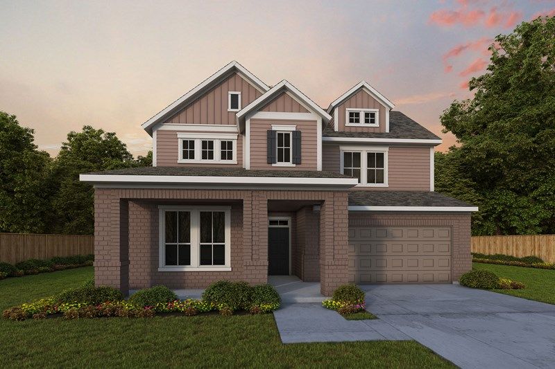 Exterior:The Pin Oak - E Exterior