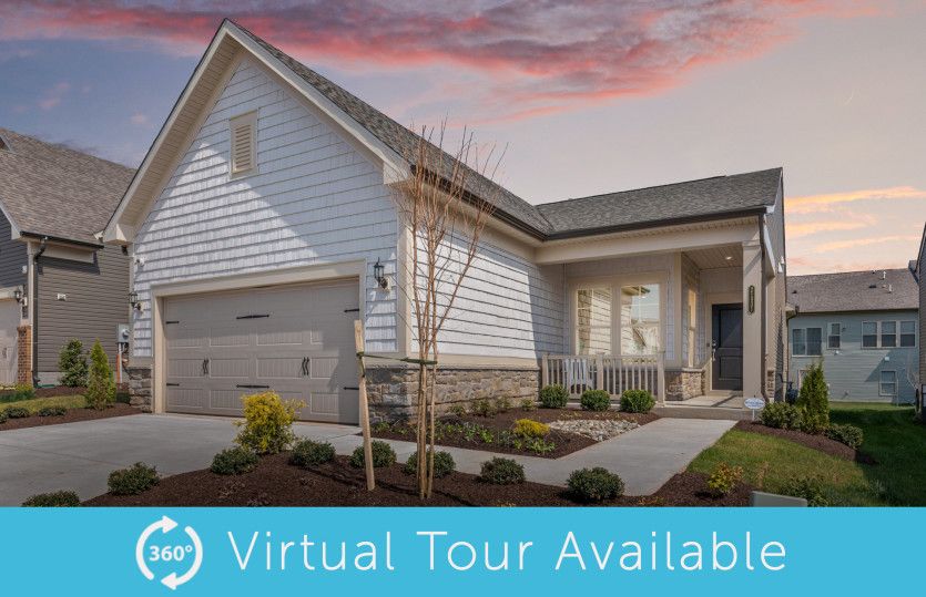 Exterior:The Classic Series at Montebello Feature Detached, One-Level Homes with First Floor Owner's Suites and 2-Car Garages