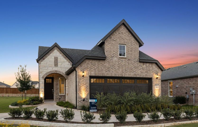 Compass:The Compass, a one-story home with 2-car garage