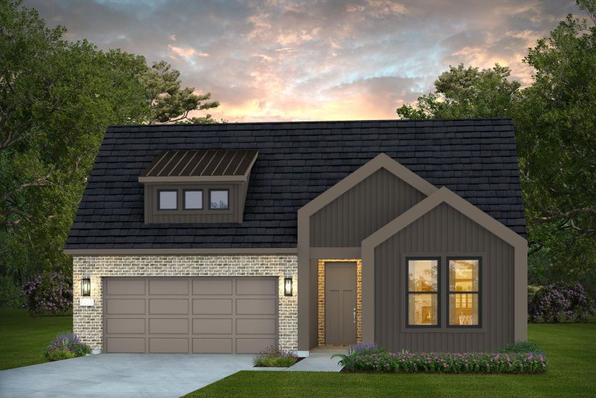 Palmary:Elevation MD201 - Exterior Color Package: Obsidian Way