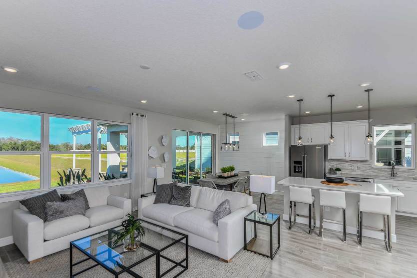 Exterior:Open Concept Home Design