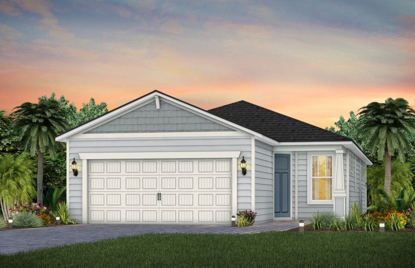 Exterior:Craftsman Elevation | C1