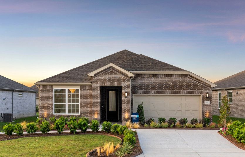 Palmary:The Palmary, a one-story home with 2-car garage