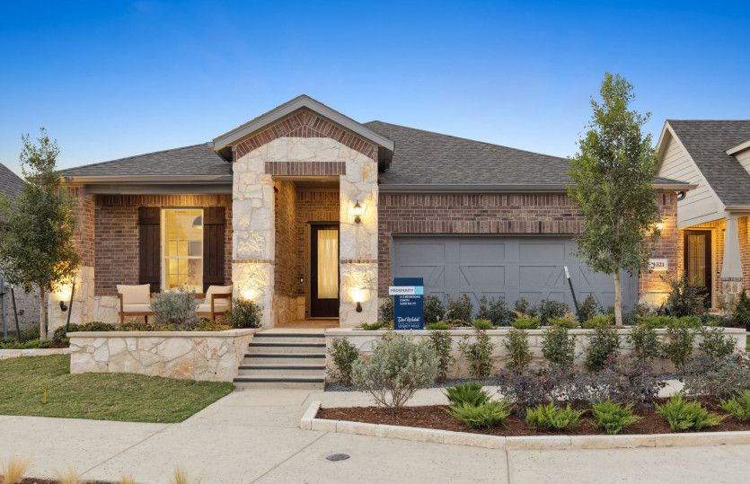 Prosperity:The Prosperity, a one-story home with 2-car garage