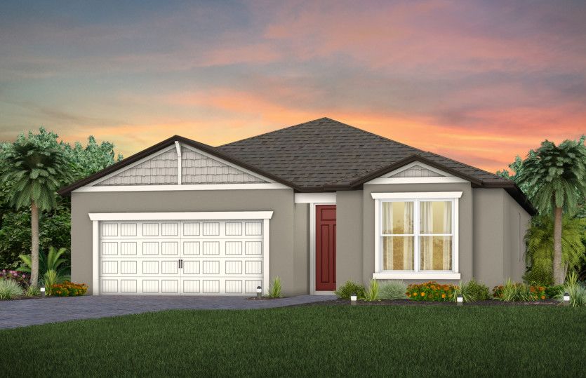 Exterior:Exterior Rendering, Elevation C2
