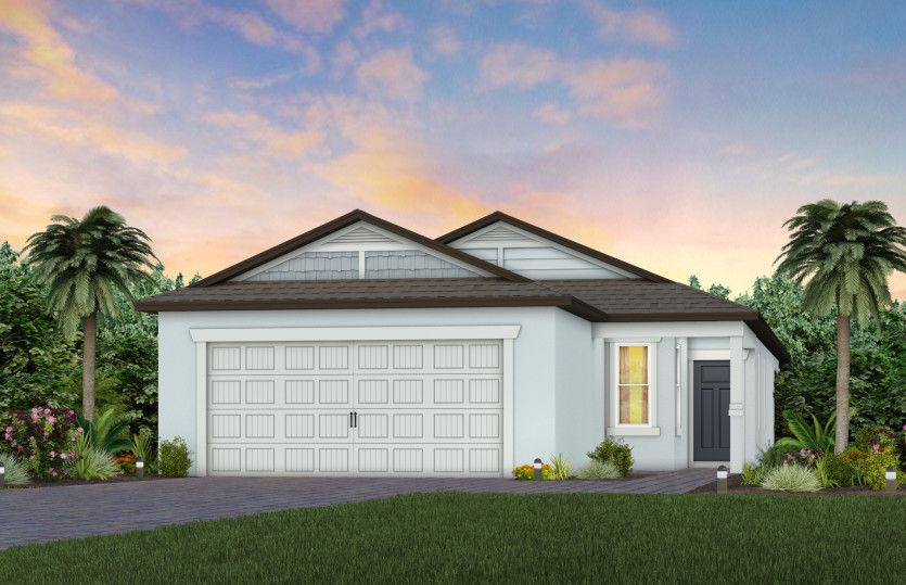 Exterior:Exterior Rendering, Elevation C2