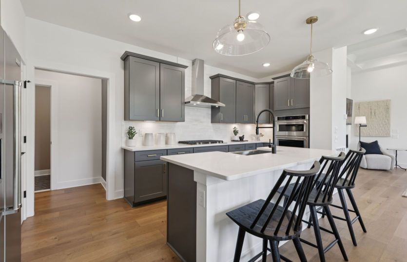 Branton with Basement:Optional Gourmet Kitchen Features a Sizable Island