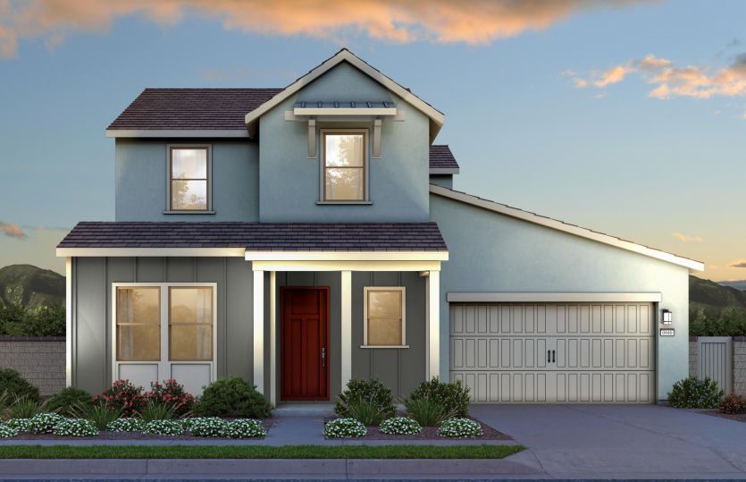 Exterior:Plan 3 Farmhouse Elevation (B)