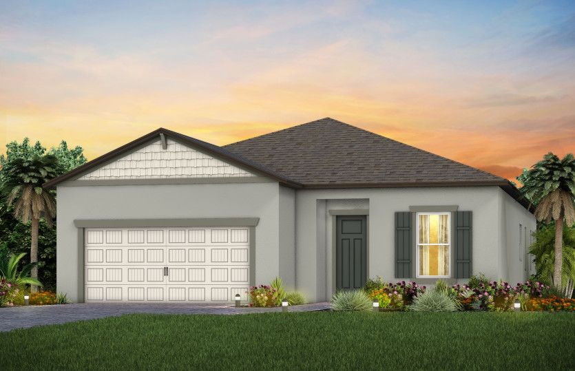 Exterior:Exterior Rendering, Elevation C1
