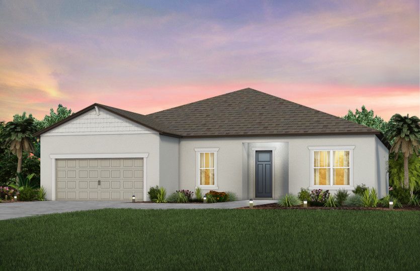 Exterior:Exterior Rendering, Elevation C1