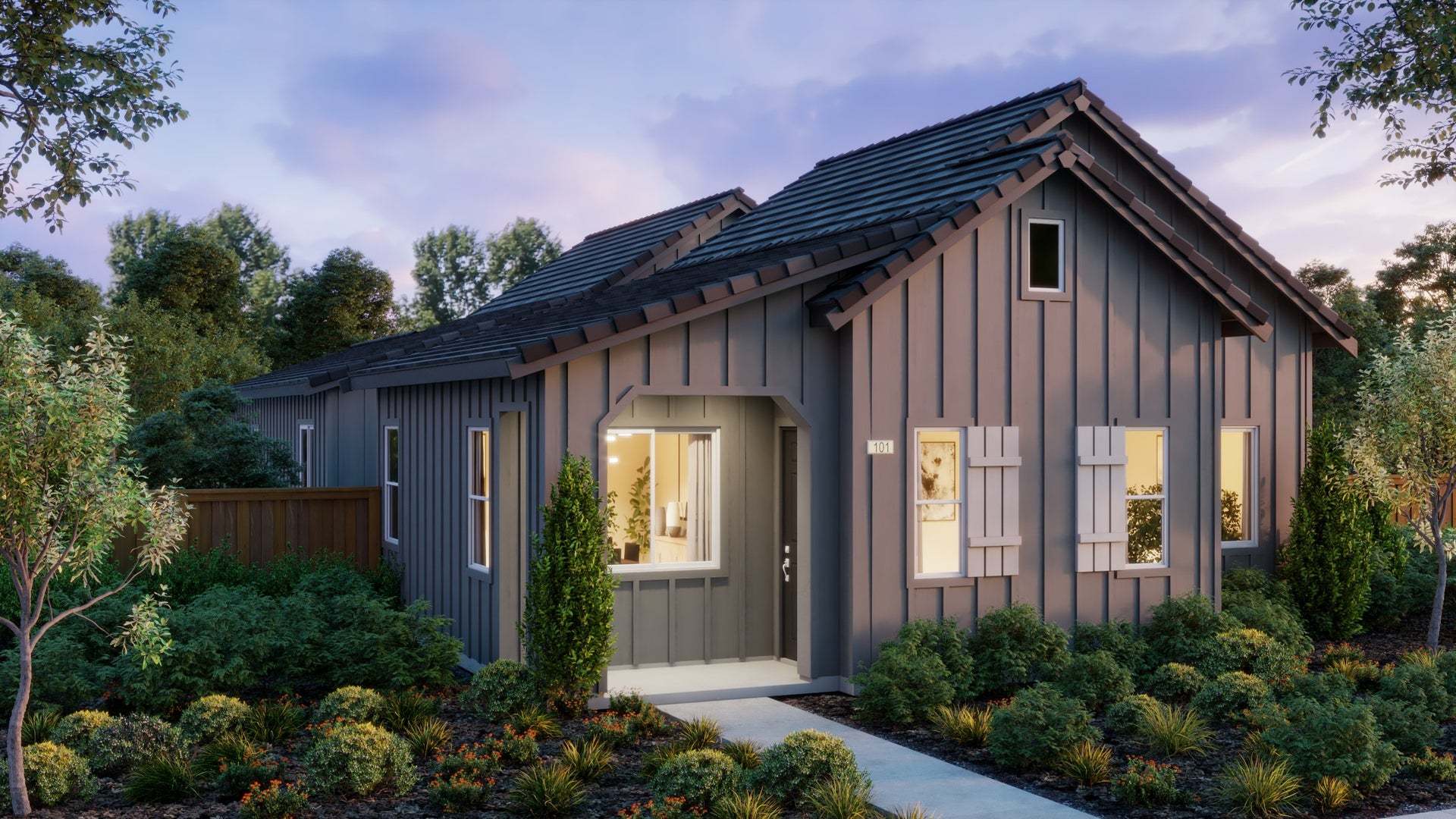 Exterior:Residence 2A | Modern Farmhouse