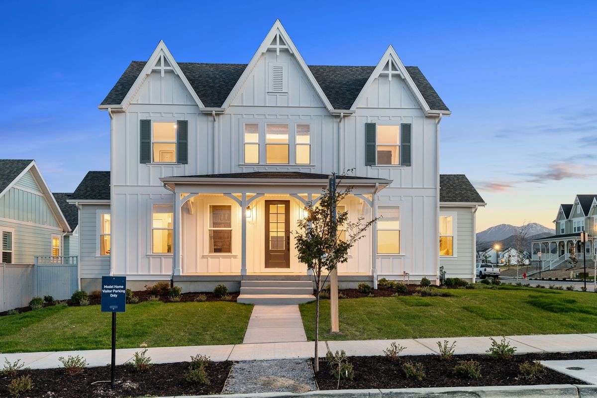 Providence Series single family home exterior in Daybreak South Jordan