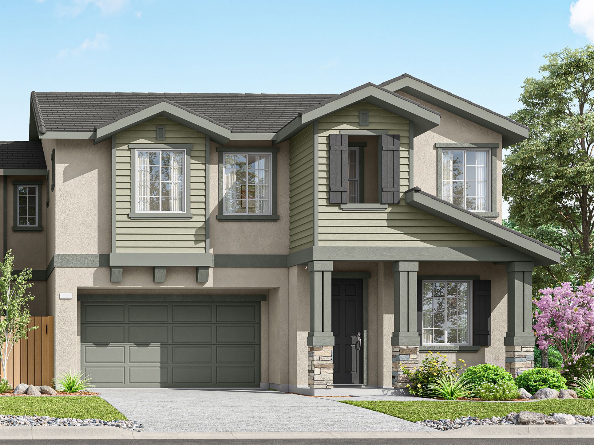 Plan 3 Elevation B:Plan 3 Elevation B