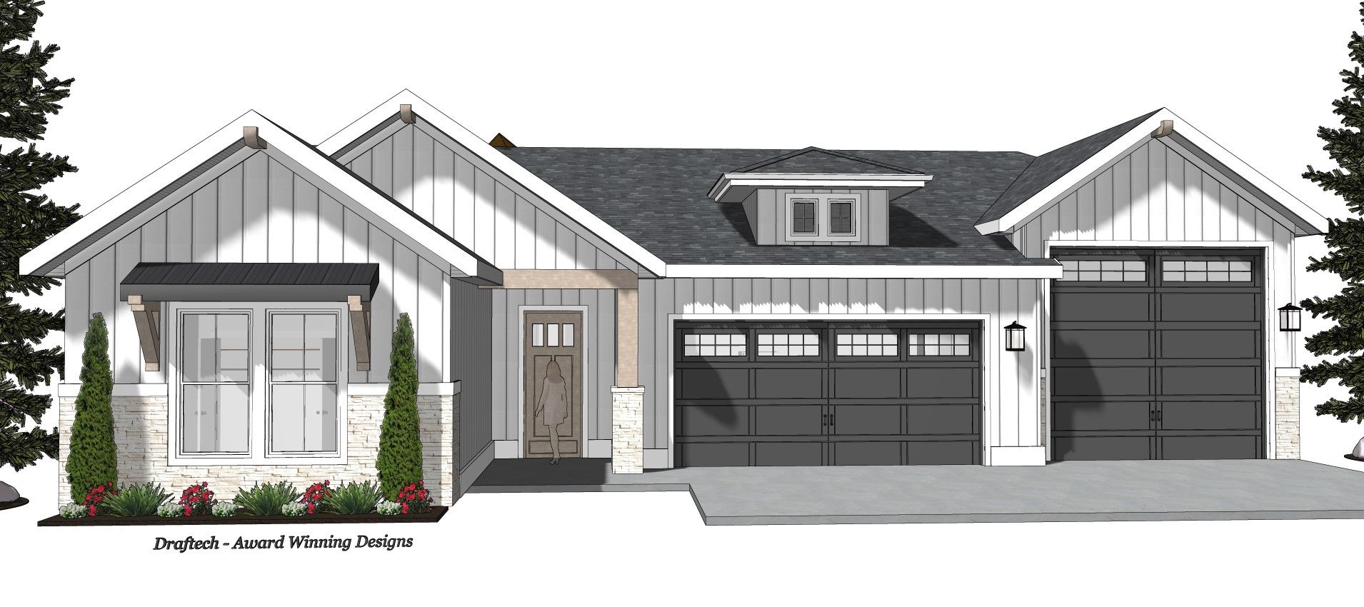 Plan #10 - Elevation B - RV:Plan #10 - Elevation B - RV