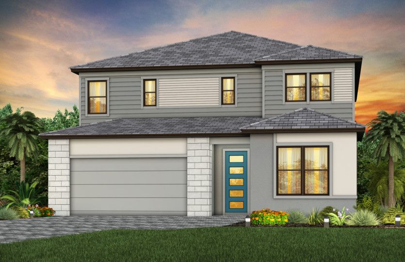 Scarlett:Scarlett Exterior MD1 with Stone