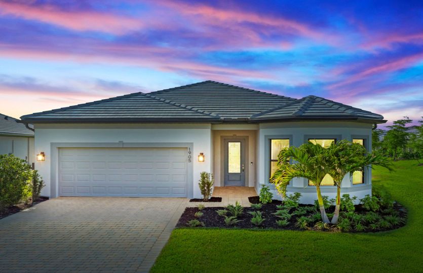 Exterior:Welcoming Prestige Exterior with Impact Glass