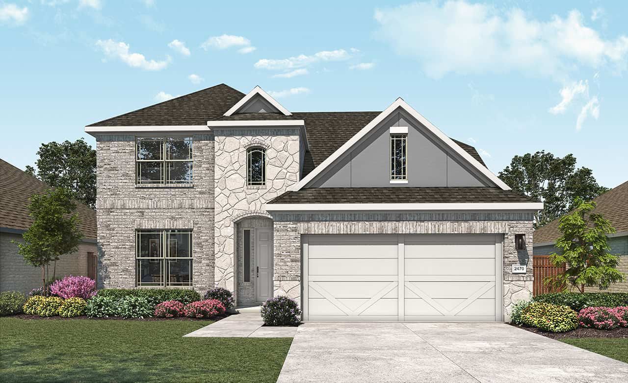 Modern Single-Family Home Architecture and Design Showcase:Elevation O