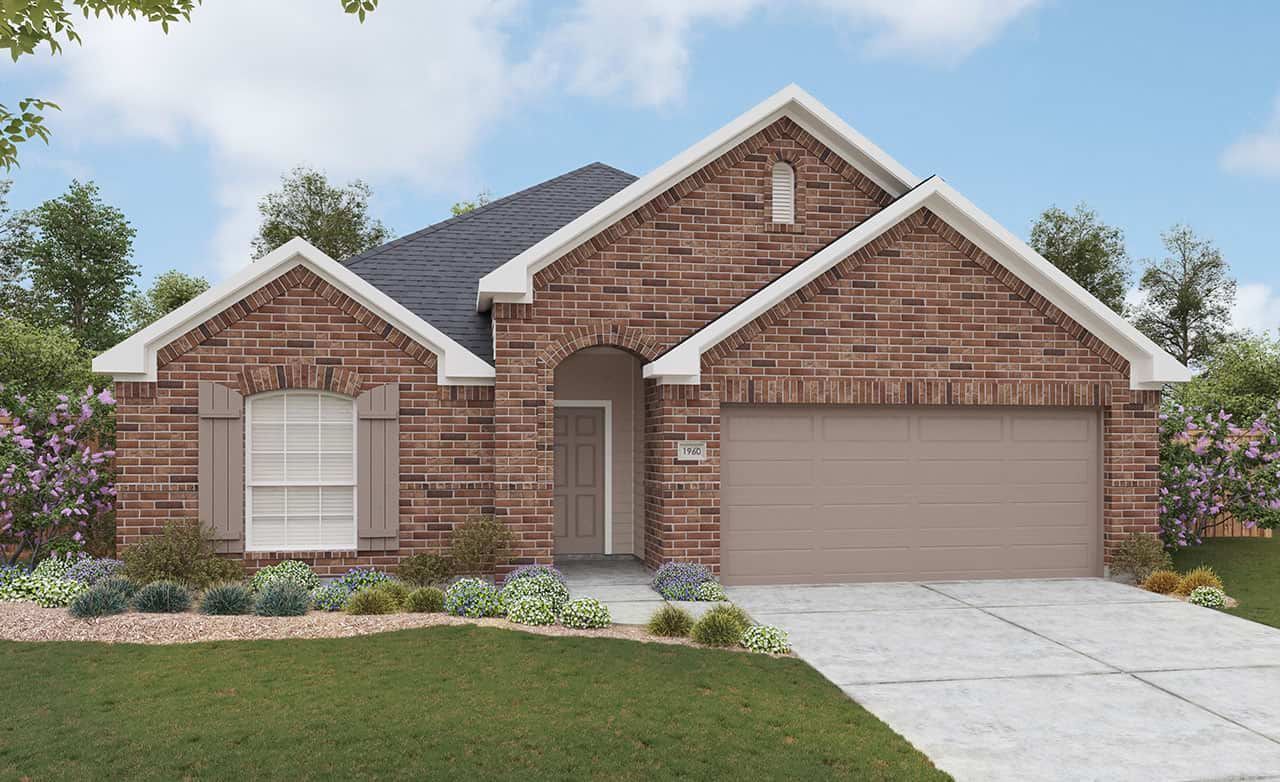 Single-Family Home Design – Residential Architecture Render:Elevation O
