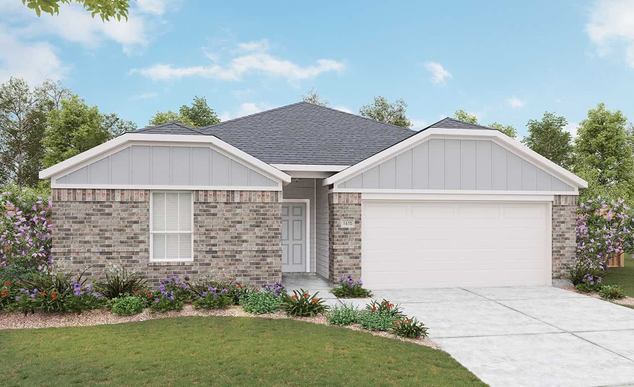 Residential Single-Family Home Design and Architecture Render:Elevation B