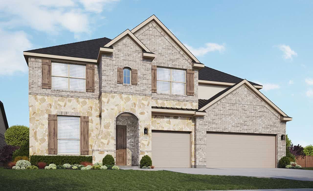 Elegant Residential Design: Single-Family Home Architecture:Elevation H